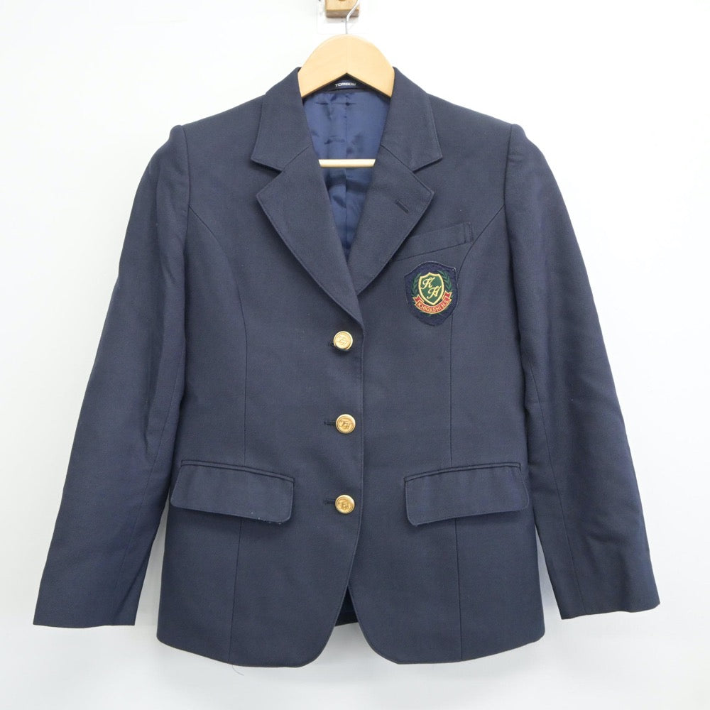 【中古】福島県 郡山東高等学校 女子制服 3点（ブレザー・スカート）sf024469