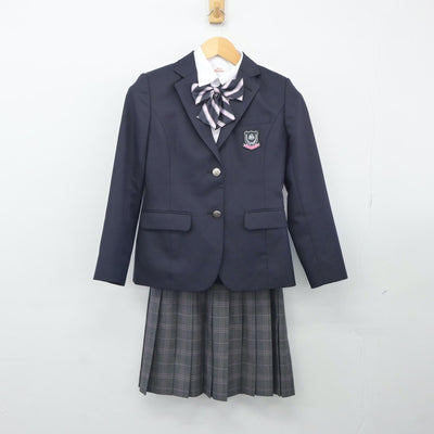 【中古】神奈川県 清心女子高等学校 女子制服 6点（ブレザー・シャツ・スカート）sf024474