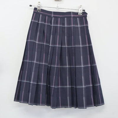 【中古】神奈川県 清心女子高等学校 女子制服 3点（ニットベスト・シャツ・スカート）sf024475