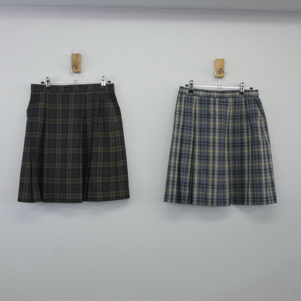 【中古】東京都 日本女子体育大学付属二階堂高等学校 女子制服 2点（スカート・スカート）sf024477