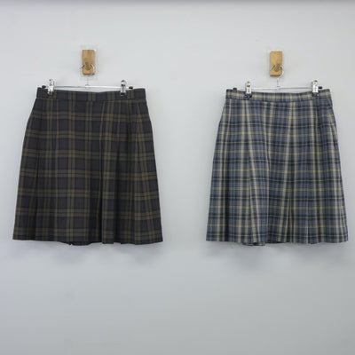 【中古】東京都 日本女子体育大学付属二階堂高等学校 女子制服 2点（スカート・スカート）sf024477