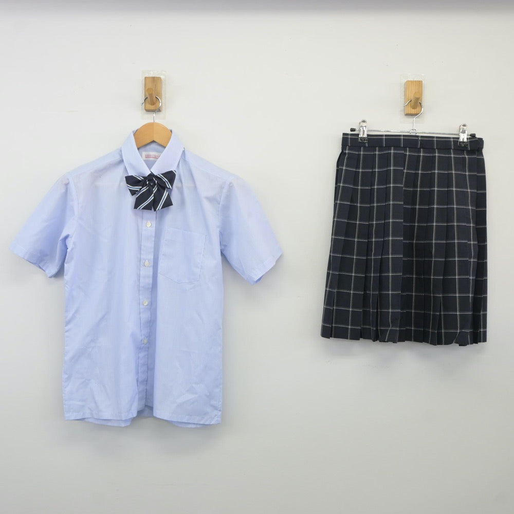 【中古】東京都 足立高等学校 女子制服 4点（シャツ・スカート）sf024479