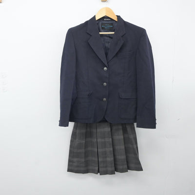 【中古】神奈川県 横須賀学院高等学校 女子制服 4点（ブレザー・スカート）sf024486