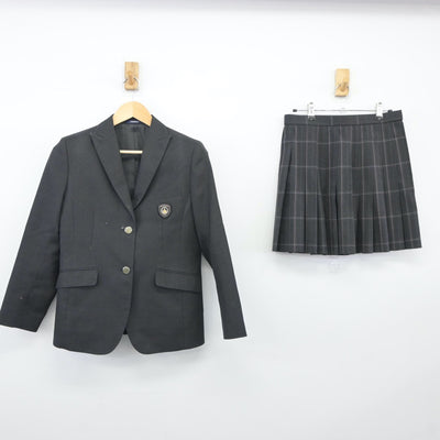 【中古】神奈川県 上鶴間高等学校 女子制服 6点（ブレザー・スカート）sf024488