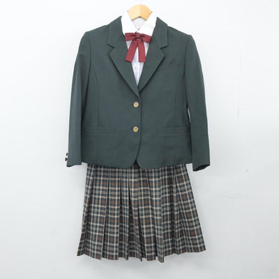 【中古】宮城県 岩沼中学校 女子制服 4点（ブレザー・シャツ・スカート）sf024489