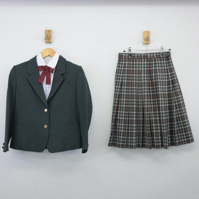 【中古】宮城県 岩沼中学校 女子制服 4点（ブレザー・シャツ・スカート）sf024489