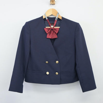 【中古】山形県 天童市立第四中学校 女子制服 3点（ブレザー・スカート）sf024495