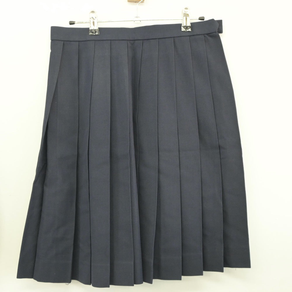 【中古】福島県 白河中央中学校 女子制服 3点（セーラー服・スカート）sf024511