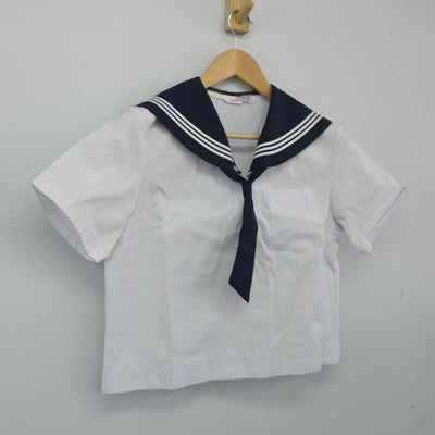 【中古】福島県 白河中央中学校 女子制服 2点（セーラー服）sf024512