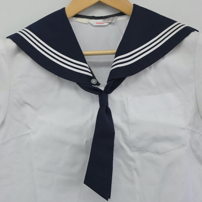 【中古】福島県 白河中央中学校 女子制服 2点（セーラー服）sf024512