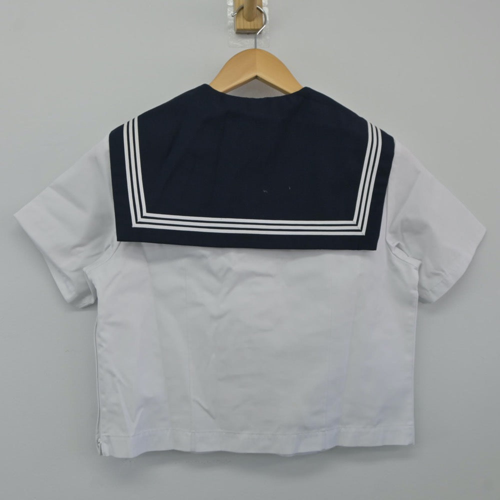 【中古】福島県 白河中央中学校 女子制服 2点（セーラー服）sf024512