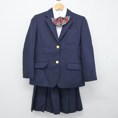 【中古】福島県 白河旭高等学校 女子制服 5点（ブレザー・ベスト・シャツ・スカート）sf024516