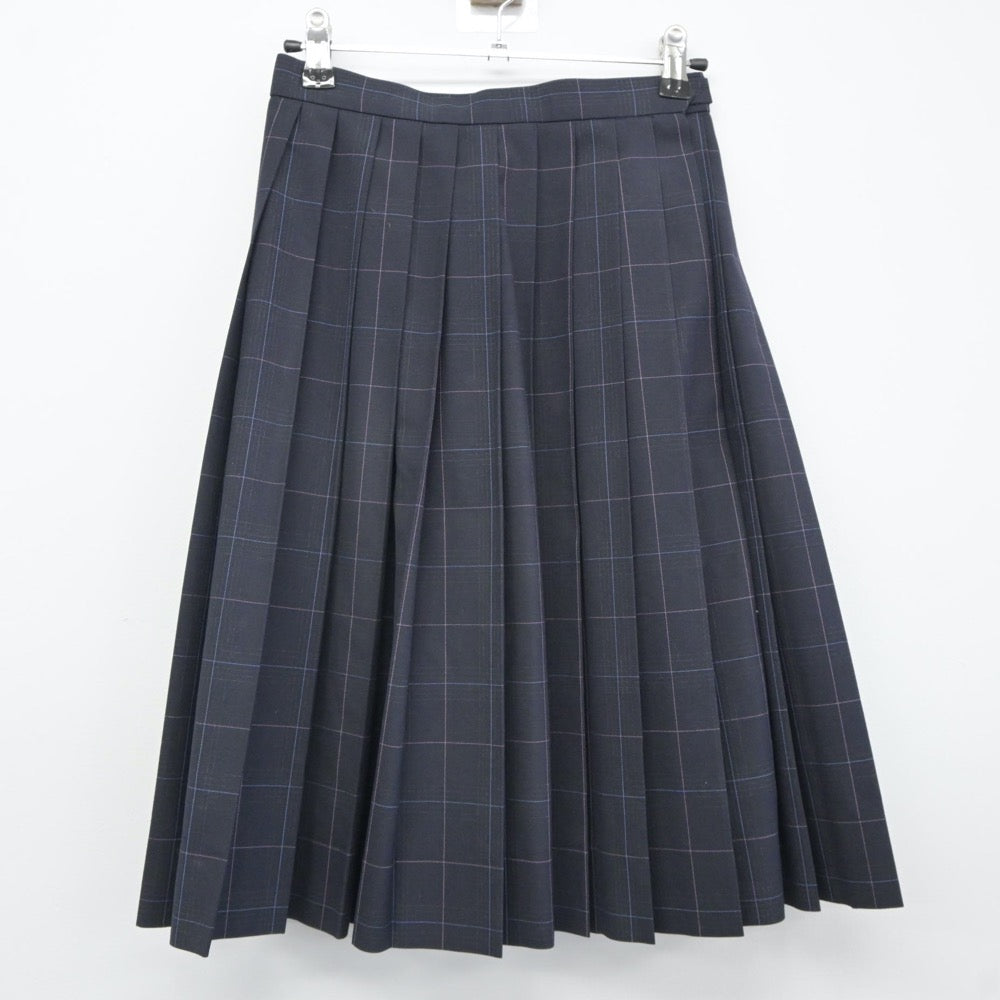 【中古】福岡県 柏陵高等学校 女子制服 4点（ニットベスト・セーラー服・スカート）sf024526