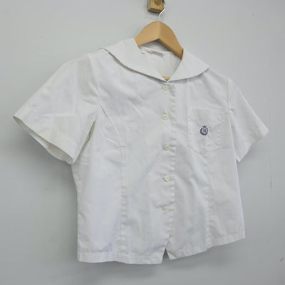 【中古】福岡県 柏陵高等学校 女子制服 2点（セーラー服）sf024528