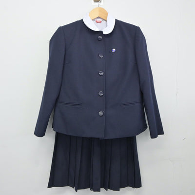 【中古】神奈川県 鶴間中学校 女子制服 4点（ブレザー・ベスト・シャツ・スカート）sf024535