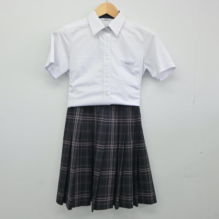 【中古制服】大阪府 吹田高等学校 女子制服 2点（シャツ・スカート）sf024538【リサイクル学生服】 | 中古制服通販パレイド