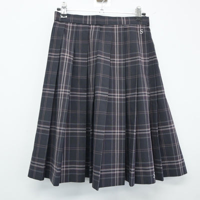 【中古】大阪府 吹田高等学校 女子制服 2点（シャツ・スカート）sf024538