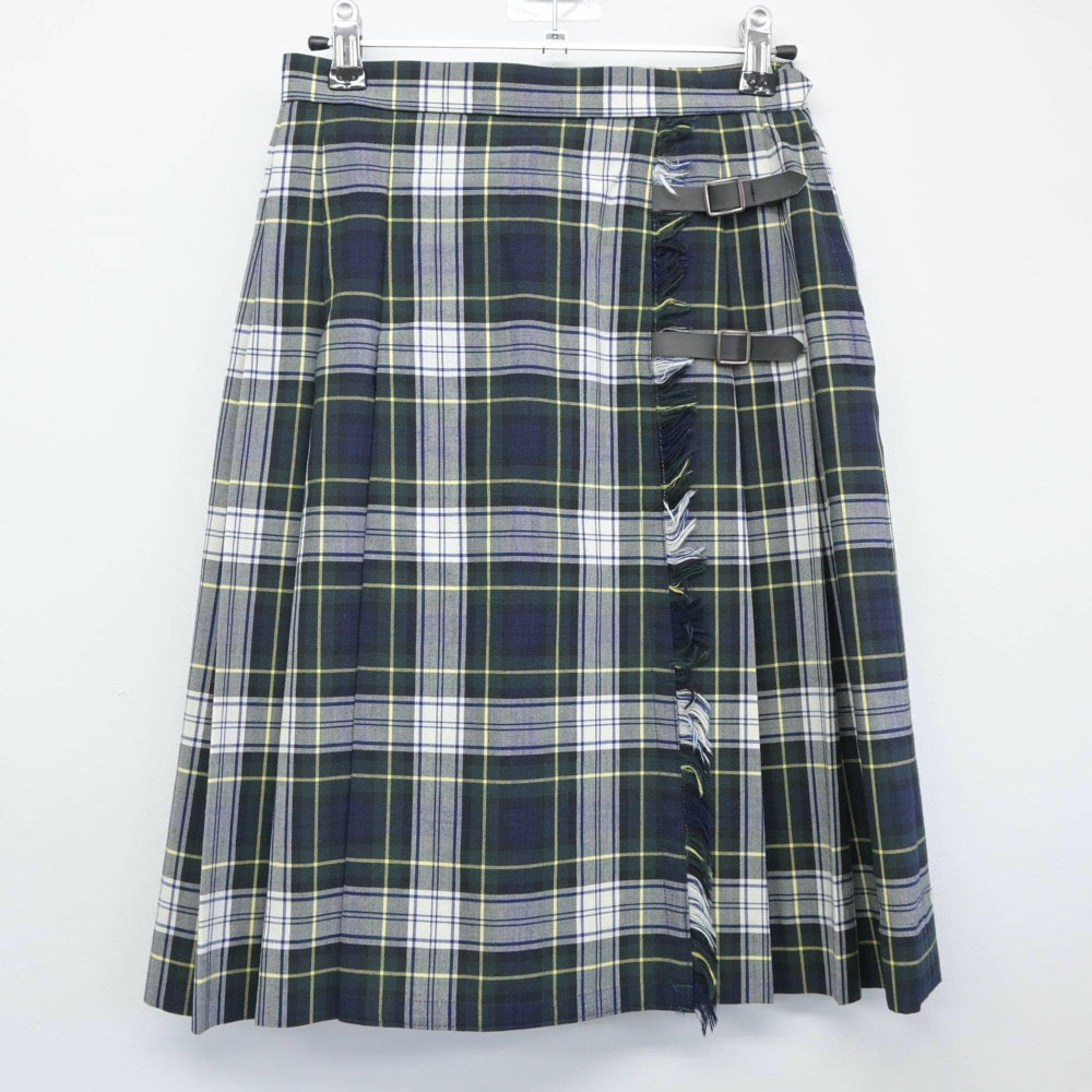 【中古】青森県 東奥義塾高等学校 女子制服 3点（スカート）sf024540