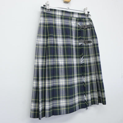 【中古】青森県 東奥義塾高等学校 女子制服 3点（スカート）sf024540