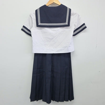 【中古】東京都 豊島岡女子高等学校 女子制服 4点（ニット・セーラー服・スカート）sf024545