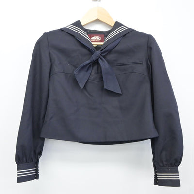 【中古】東京都 豊島岡女子高等学校 女子制服 4点（ニット・セーラー服・スカート）sf024546