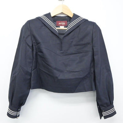 【中古】東京都 豊島岡女子高等学校 女子制服 3点（ニット・セーラー服・スカート）sf024547