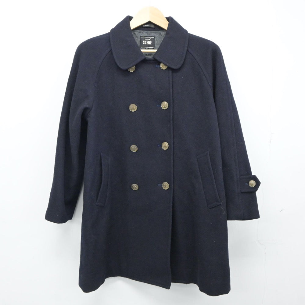 【中古】福岡県 原北中学校 女子制服 1点（コート）sf024551