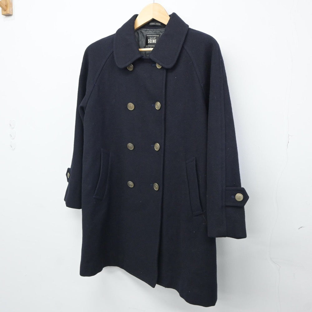 【中古】福岡県 原北中学校 女子制服 1点（コート）sf024551