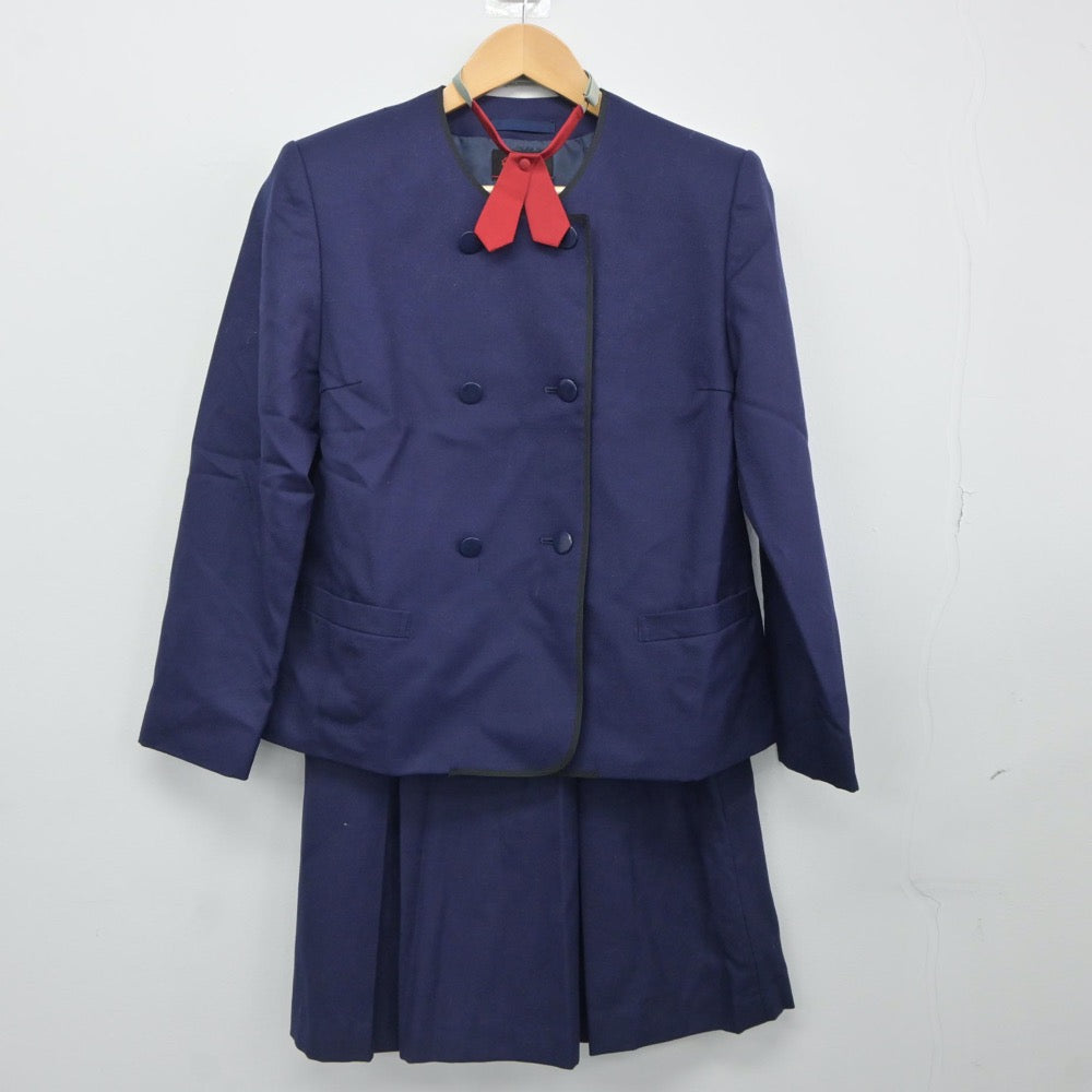 【中古】宮城県 折立中学校 女子制服 3点（ブレザー・スカート）sf024557