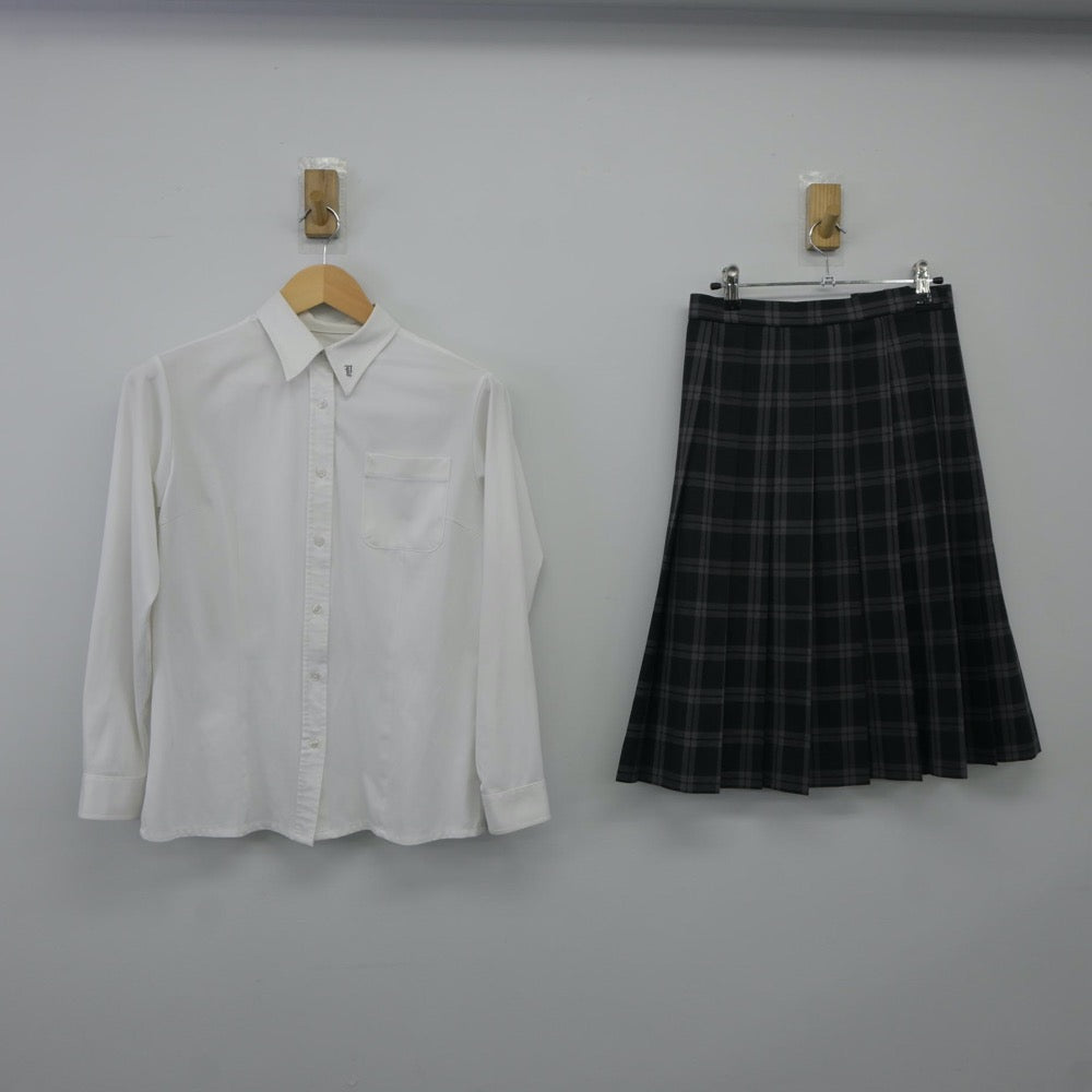 中古制服】広島県 安古市高等学校 女子制服 4点（ブレザー・シャツ