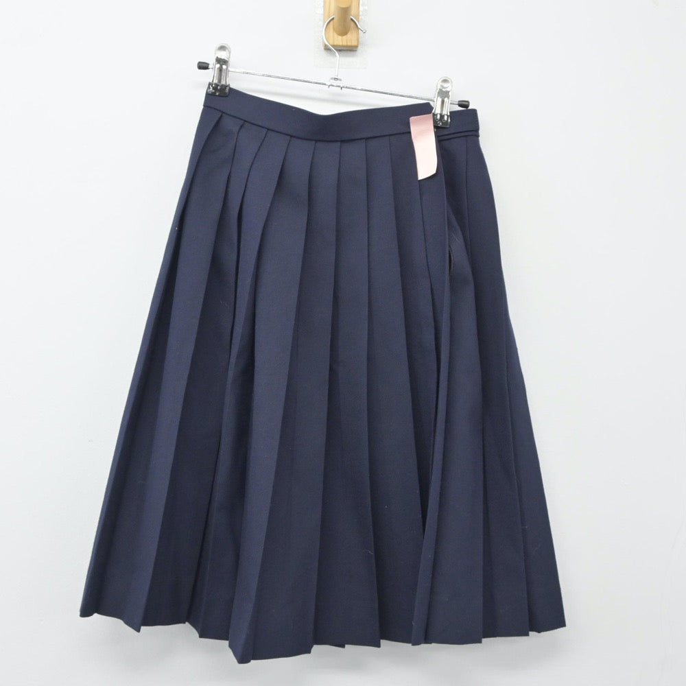 【中古】岡山県 作東中学校 女子制服 3点（セーラー服・スカート）sf024573