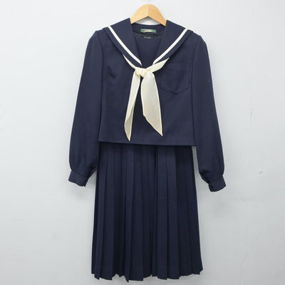 【中古】愛知県 益富中学校 女子制服 3点（セーラー服・スカート）sf024576