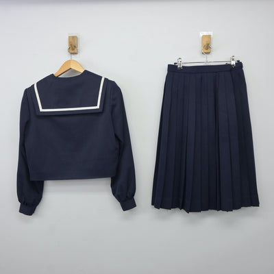 【中古】愛知県 益富中学校 女子制服 3点（セーラー服・スカート）sf024576