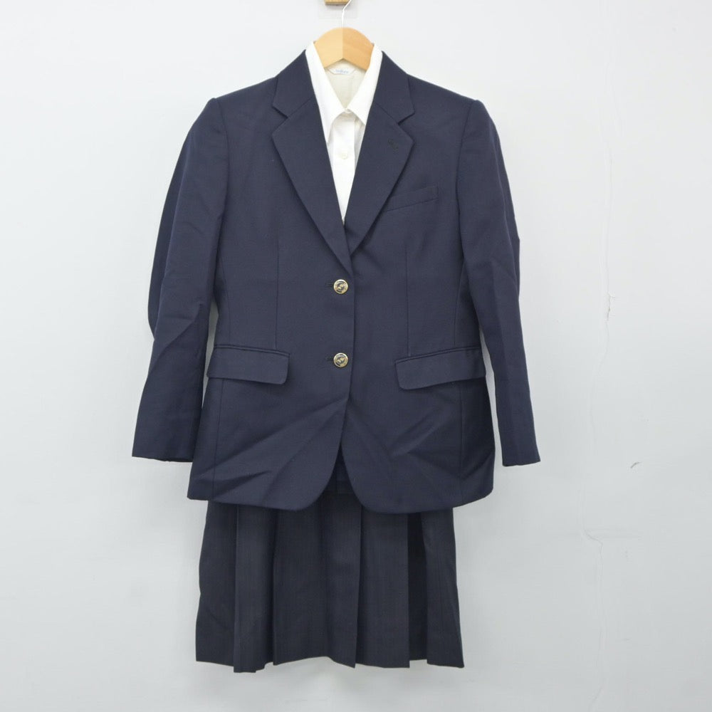 【中古】兵庫県 伊丹北高等学校 女子制服 3点（ブレザー・シャツ・スカート）sf024586