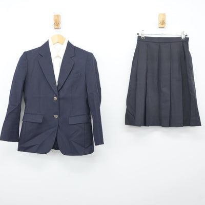 【中古】兵庫県 伊丹北高等学校 女子制服 3点（ブレザー・シャツ・スカート）sf024586