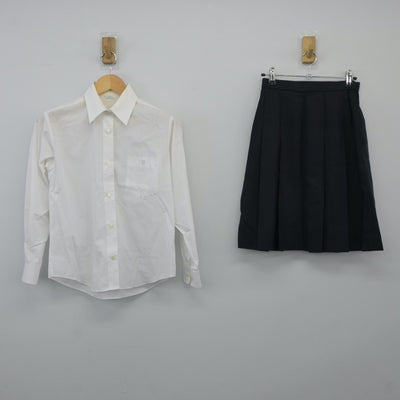 【中古】兵庫県 伊丹北高等学校 女子制服 3点（ブレザー・シャツ・スカート）sf024586