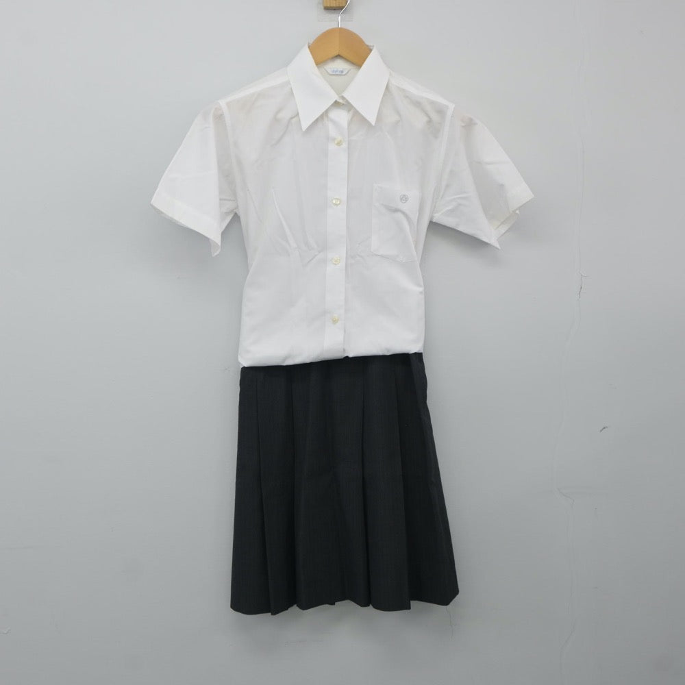 【中古】兵庫県 伊丹北高等学校 女子制服 3点（シャツ・スカート）sf024587