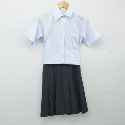 【中古】兵庫県 伊丹北高等学校 女子制服 3点（シャツ・スカート）sf024587