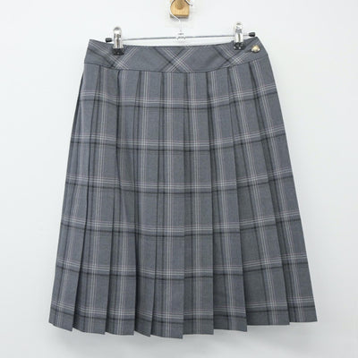 【中古】埼玉県 昌平高等学校 女子制服 5点（シャツ・ニット・スカート）sf024597