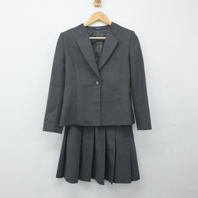 【中古】福岡県 福岡海星女子学院高等学校 女子制服 2点（ブレザー・スカート）sf024598