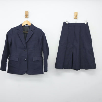 【中古】奈良県 桜井高等学校 女子制服 6点（ブレザー・ベスト・スカート）sf024600