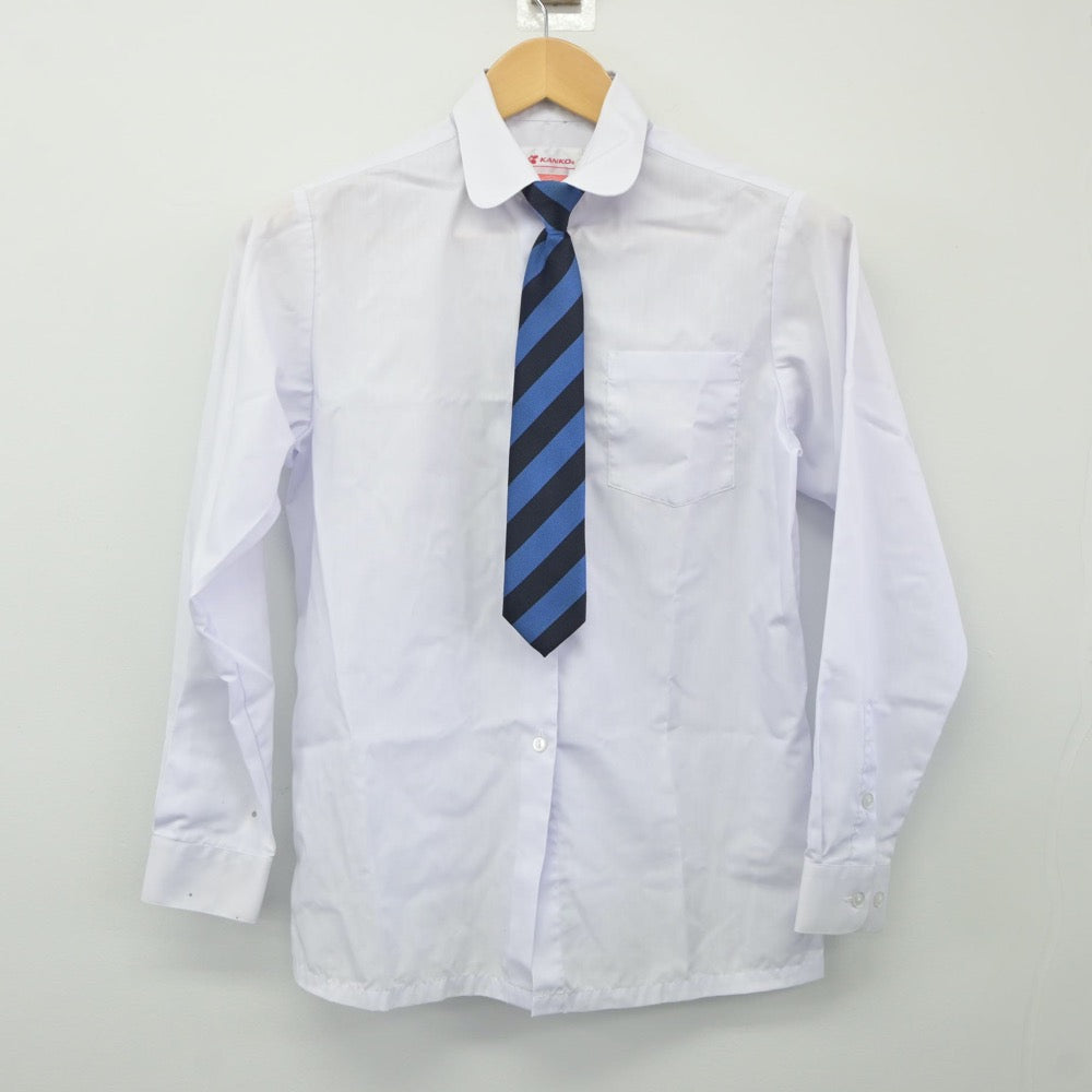 【中古】福岡県 学業院中学校 女子制服 5点（ブレザー・ベスト・シャツ・スカート）sf024608