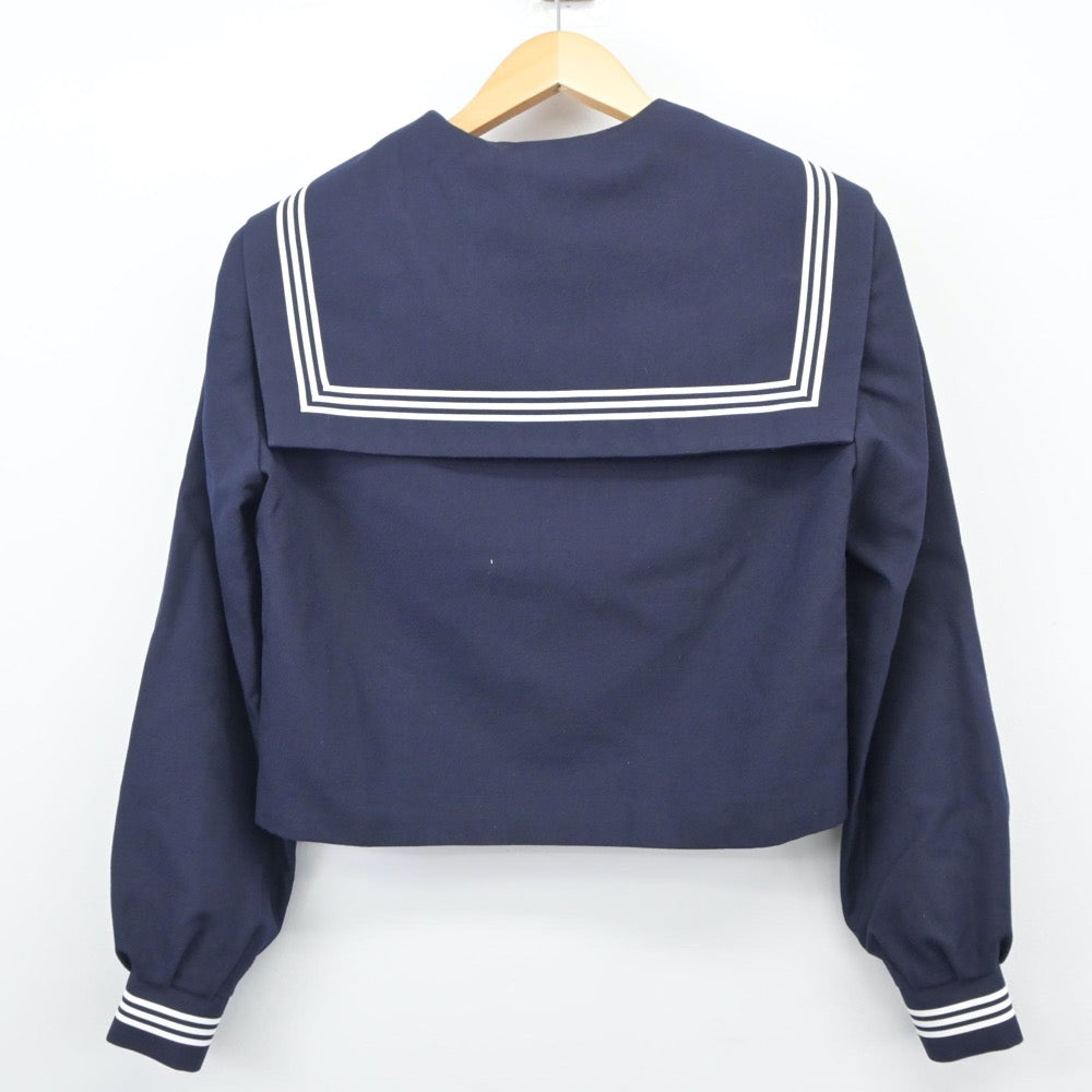 中古制服】広島県 府中高等学校 女子制服 3点（セーラー服