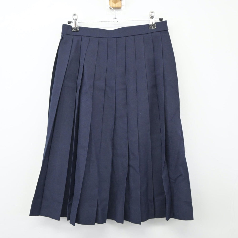 【中古】広島県 府中高等学校 女子制服 3点（セーラー服・スカート）sf024620