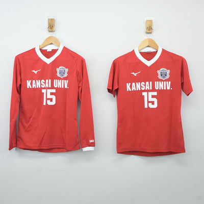 【中古】大学関連制服 関西大学/サッカー部ユニフォーム 2点 sf024626