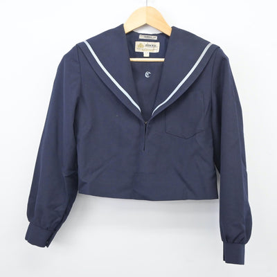 【中古】愛知県 知立高等学校 女子制服 2点（セーラー服・スカート）sf024632