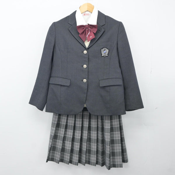 【中古制服】大阪府 常翔啓光学園高等学校 女子制服 4点（ニット 