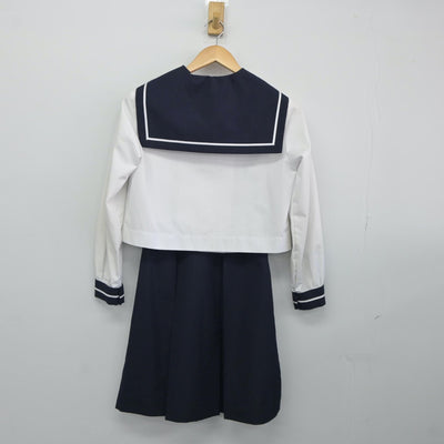 【中古】宮城県 五橋中学校 女子制服 4点（セーラー服・スカート）sf024657