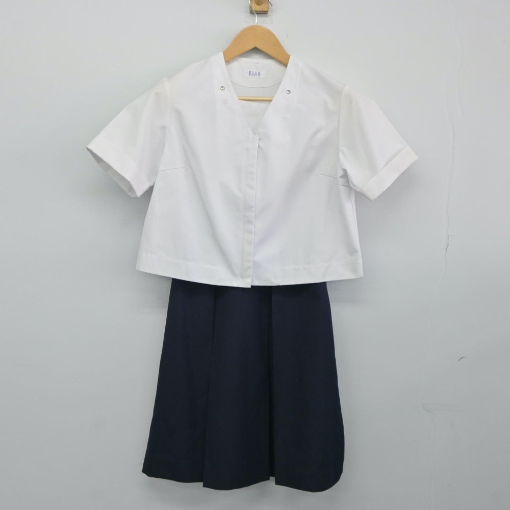 【中古】宮城県 五橋中学校 女子制服 4点（セーラー服・スカート）sf024657