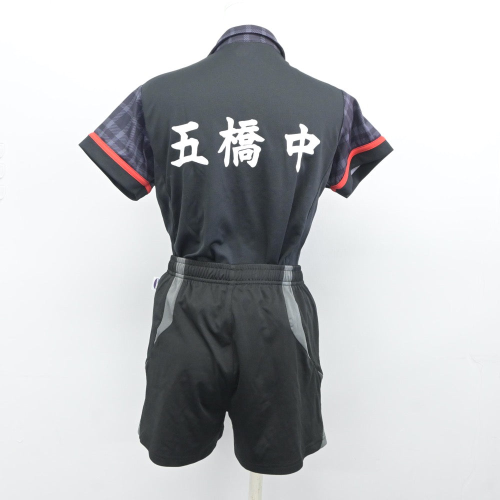 【中古】宮城県 五橋中学校/バトミントン部ユニフォーム 女子制服 3点（部活ユニフォーム 上下）sf024658